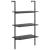 Raft înclinat cu 3 niveluri, negru, 64x35x120,5 cm GartenMobel Dekor