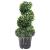 Plantă artificială de cimișir cu ghiveci, verde, 59 cm, spirală GartenMobel Dekor