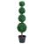 Plantă artificială cimișir cu ghiveci, verde, 90cm, formă minge GartenMobel Dekor