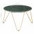 Măsuță cafea verde 65x65x42 cm piatră naturală aspect marmură GartenMobel Dekor
