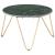 Măsuță cafea verde 65x65x42 cm piatră naturală aspect marmură GartenMobel Dekor
