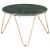 Măsuță cafea verde 65x65x42 cm piatră naturală aspect marmură GartenMobel Dekor