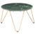 Măsuță cafea verde 65x65x42 cm piatră naturală aspect marmură GartenMobel Dekor