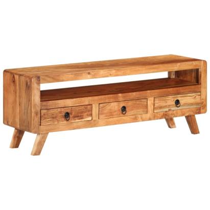Comodă TV, 110x30x40 cm, lemn masiv de acacia GartenMobel Dekor