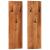 Cuier de haine de perete 2 buc. 36x3x110 cm, lemn masiv acacia GartenMobel Dekor