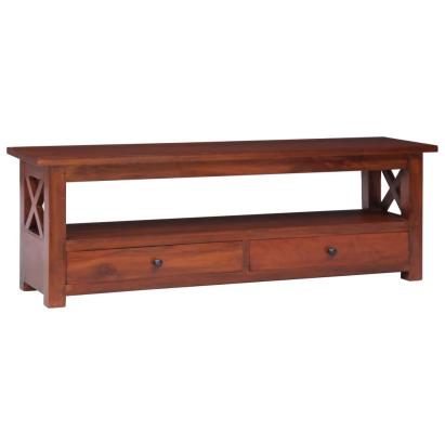 Comodă TV, maro, 115x30x40 cm, lemn masiv de mahon GartenMobel Dekor