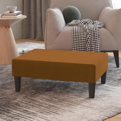Taburet, maro, 78x56x32 cm, catifea GartenMobel Dekor