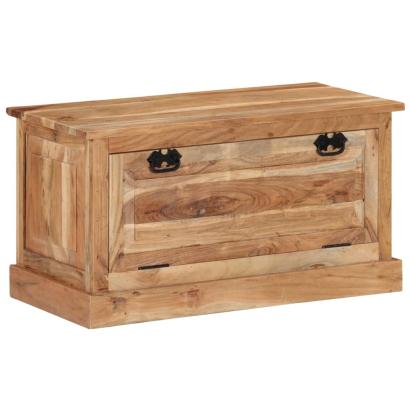 Bancă de depozitare pantofi, 85x40x45 cm, lemn masiv de acacia GartenMobel Dekor