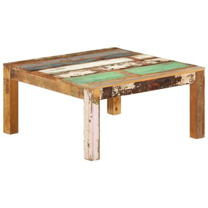 Măsuță de cafea, 80x80x40 cm, lemn masiv reciclat GartenMobel Dekor