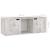 Comodă TV, gri beton, 88,5x27,5x30,5 cm, lemn prelucrat GartenMobel Dekor