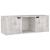 Comodă TV, gri beton, 88,5x27,5x30,5 cm, lemn prelucrat GartenMobel Dekor