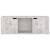Comodă TV, gri beton, 88,5x27,5x30,5 cm, lemn prelucrat GartenMobel Dekor