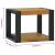 Dulap de baie suspendat, 45x45x35 cm, lemn masiv de tec GartenMobel Dekor