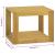 Dulap de baie suspendat, 45x45x30 cm, lemn masiv de tec GartenMobel Dekor