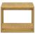 Dulap de baie suspendat, 45x45x30 cm, lemn masiv de tec GartenMobel Dekor
