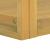 Dulap de baie suspendat, 45x45x30 cm, lemn masiv de tec GartenMobel Dekor