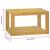 Dulap de baie suspendat, 60x45x35 cm, lemn masiv de tec GartenMobel Dekor
