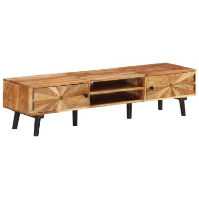 Comodă TV, 145x35x35 cm, lemn masiv de acacia GartenMobel Dekor