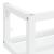 Cadru chiuvetă de baie pentru perete, alb, 59x38x31 cm, fier GartenMobel Dekor