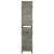 Separator cameră cu 6 panouri, gri, 214x166 cm, lemn masiv GartenMobel Dekor