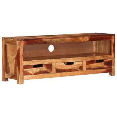 Comodă TV, 110x30x40 cm, lemn masiv de acacia GartenMobel Dekor
