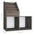Raft reviste copii gri/sonoma 71x30x78,5 cm lemn prelucrat GartenMobel Dekor