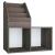Raft reviste copii gri/sonoma 71x30x78,5 cm lemn prelucrat GartenMobel Dekor