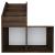 Raft reviste copii, stejar afumat, 71x30x78,5cm, lemn prelucrat GartenMobel Dekor