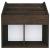 Raft reviste copii, stejar afumat, 71x30x78,5cm, lemn prelucrat GartenMobel Dekor
