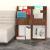 Raft reviste copii, stejar maro, 71x30x78,5cm, lemn prelucrat GartenMobel Dekor
