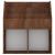Raft reviste copii, stejar maro, 71x30x78,5cm, lemn prelucrat GartenMobel Dekor