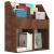 Raft reviste copii, stejar maro, 71x30x78,5cm, lemn prelucrat GartenMobel Dekor