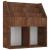 Raft reviste copii, stejar maro, 71x30x78,5cm, lemn prelucrat GartenMobel Dekor