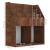 Raft reviste copii, stejar maro, 71x30x78,5cm, lemn prelucrat GartenMobel Dekor
