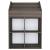 Raft reviste copii gri/stejar sonoma 71x30x114cm lemn prelucrat GartenMobel Dekor