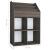 Raft reviste copii gri/stejar sonoma 71x30x114cm lemn prelucrat GartenMobel Dekor
