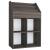 Raft reviste copii gri/stejar sonoma 71x30x114cm lemn prelucrat GartenMobel Dekor