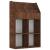 Raft reviste copii, stejar maro, 71x30x114 cm, lemn prelucrat GartenMobel Dekor