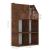 Raft reviste copii, stejar maro, 71x30x114 cm, lemn prelucrat GartenMobel Dekor