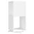 Dulap rotativ, alb, 34,5x34,5x75,5 cm, lemn prelucrat GartenMobel Dekor