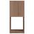 Dulap rotativ, stejar sonoma, 34,5x34,5x75,5cm, lemn prelucrat GartenMobel Dekor