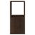 Dulap rotativ, stejar afumat 34,5x34,5x75,5 cm, lemn prelucrat GartenMobel Dekor