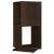 Dulap rotativ, stejar afumat 34,5x34,5x75,5 cm, lemn prelucrat GartenMobel Dekor