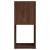Dulap rotativ, stejar maro, 34,5x34,5x75,5 cm, lemn prelucrat GartenMobel Dekor