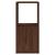 Dulap rotativ, stejar maro, 34,5x34,5x75,5 cm, lemn prelucrat GartenMobel Dekor