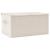 Cutie de depozitare, crem, 50x30x25 cm, material textil GartenMobel Dekor