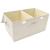 Cutie de depozitare, crem, 50x30x25 cm, material textil GartenMobel Dekor