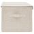 Cutie de depozitare, crem, 50x30x25 cm, material textil GartenMobel Dekor