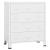 Dulap cu sertare industrial, alb, 78x40x93 cm, metal GartenMobel Dekor