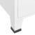 Dulap cu sertare industrial, alb, 78x40x93 cm, metal GartenMobel Dekor